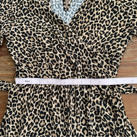 Ces Femme Animal Print Wide Leg Romper Jumpsuit - Picture 2 of 10